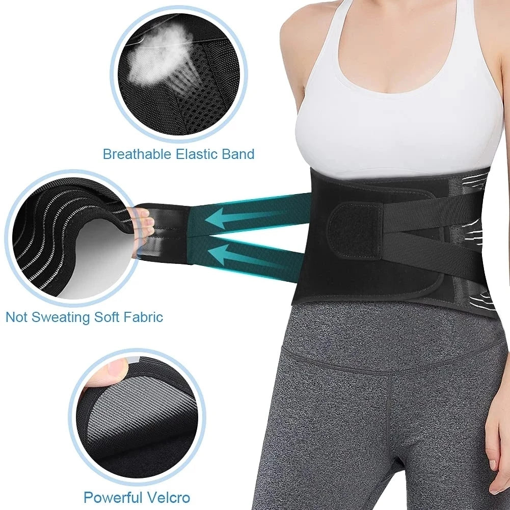 Medical Lumbar Support Belt - Orthopedic Waist Brace for Men and Women, Spine Decompression and Pain Relief Corset